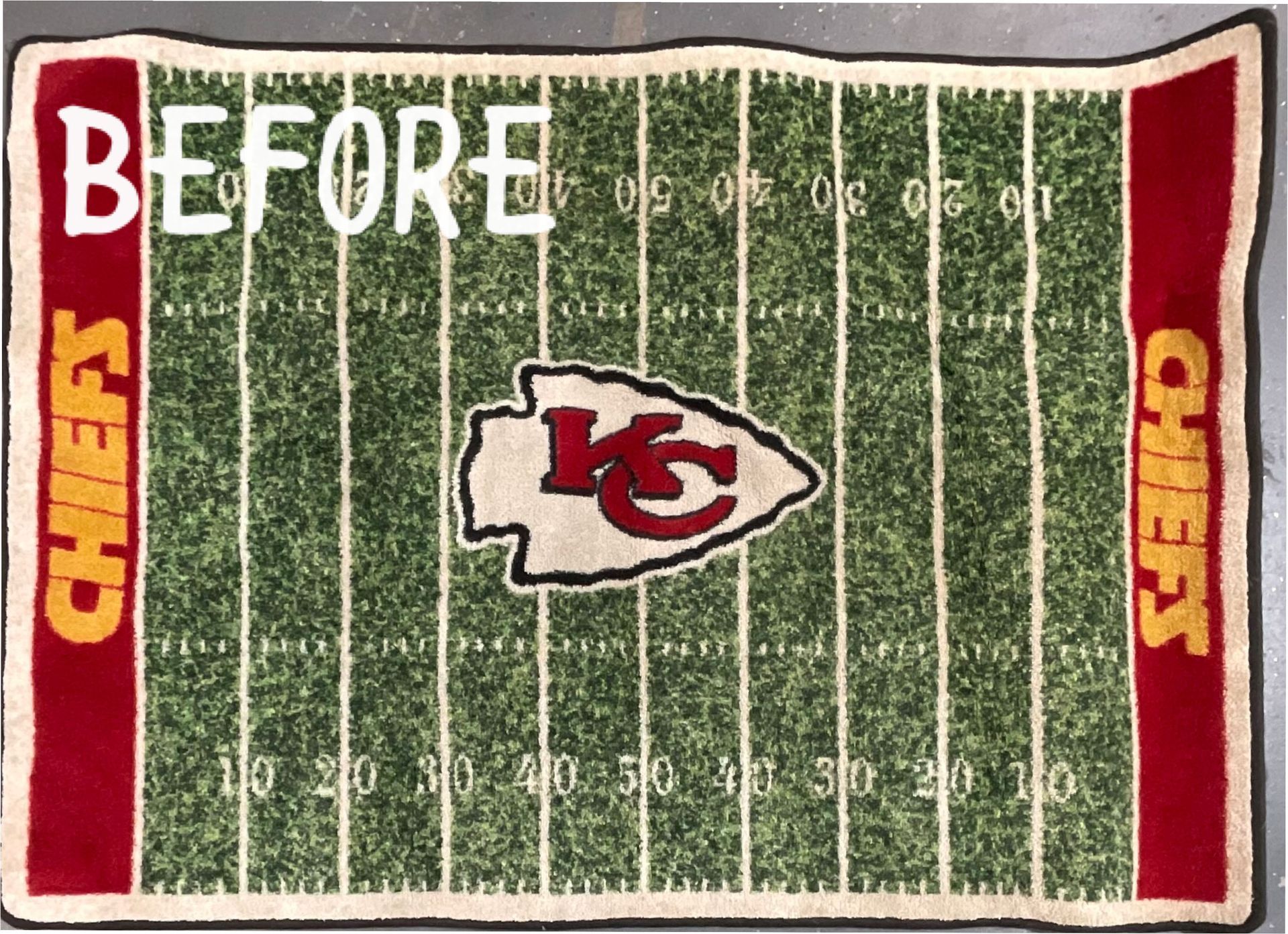 dirty rug